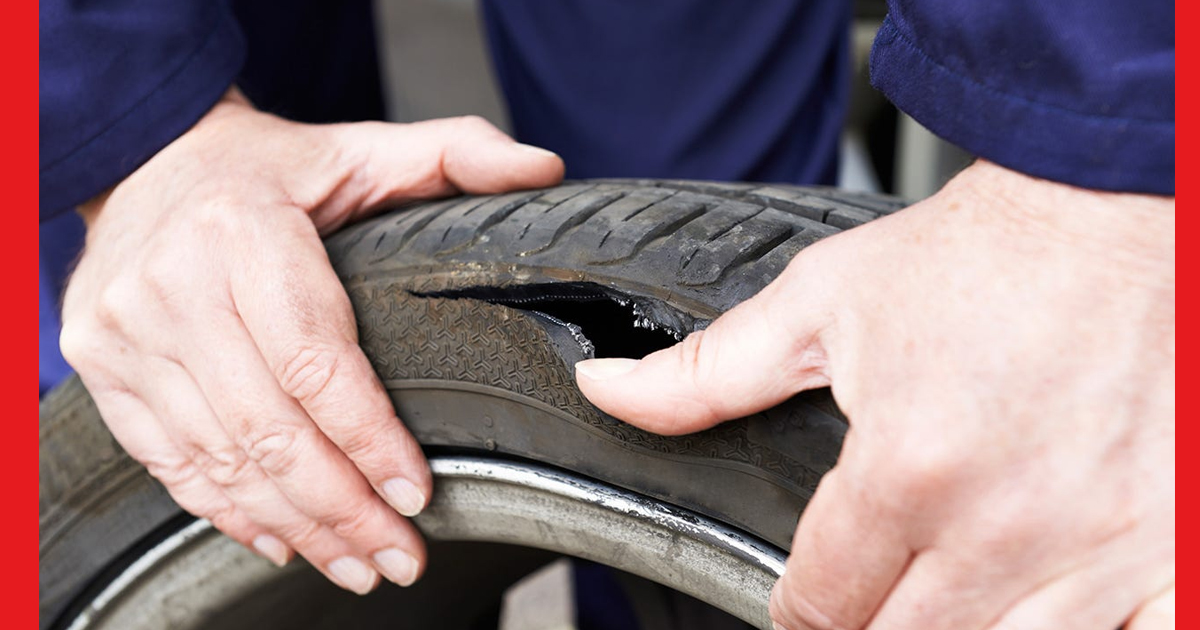 Inspect Tires for Wear and Damage: